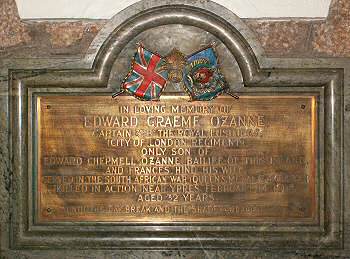 Memorial Plaque in Town Church