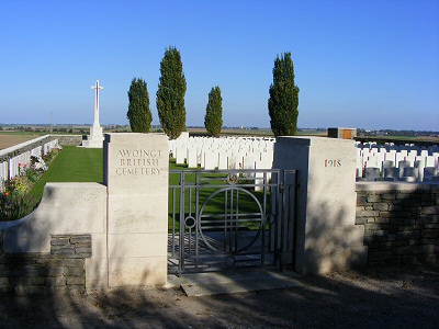 Awoingt British Cemetery, France Nord