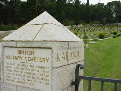 Karasouli Military Cemetery, Greece