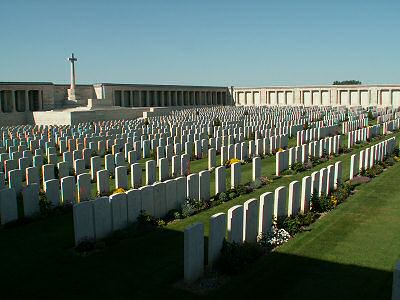 Pozieres Memorial & Cemetery, France, Somme.
