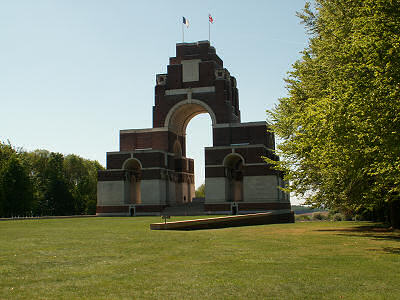 Thiepval Memorial, France Somme.