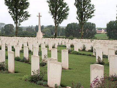 Wancourt British Cemetery, Pas de Calais.