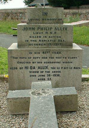 Family Memorial at Mont l'Abbe Old Cemetery