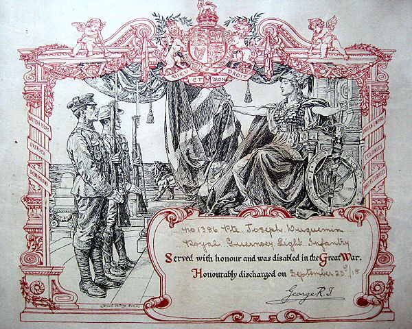 Certificate of Discharge. Joseph Duquemnin