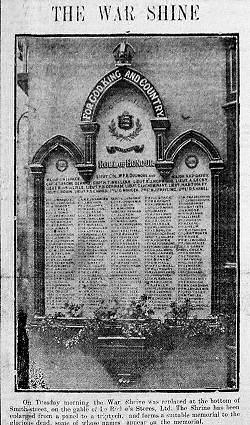 St Peter Port Parish Memorial
