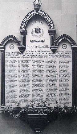 St Peter Port Parish Memorial