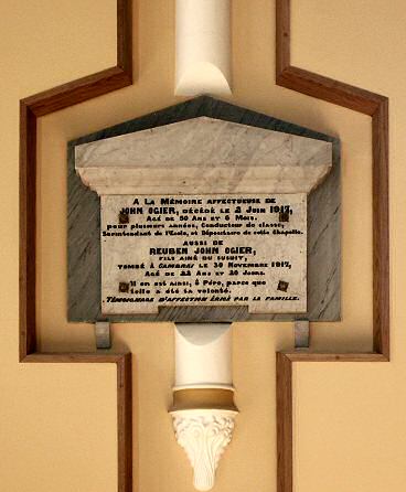 Capelles Methodist Church  Memorial