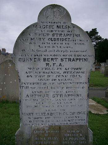 Strappini family memorial