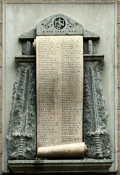 Halkett Place Primary School Memorial