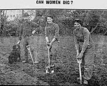 Can women dig?